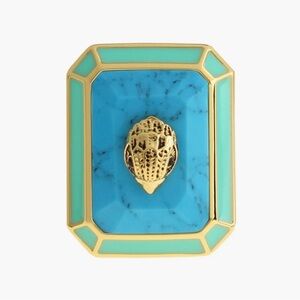 Kurt Geiger Eagle Head Crystal Cocktail Ring